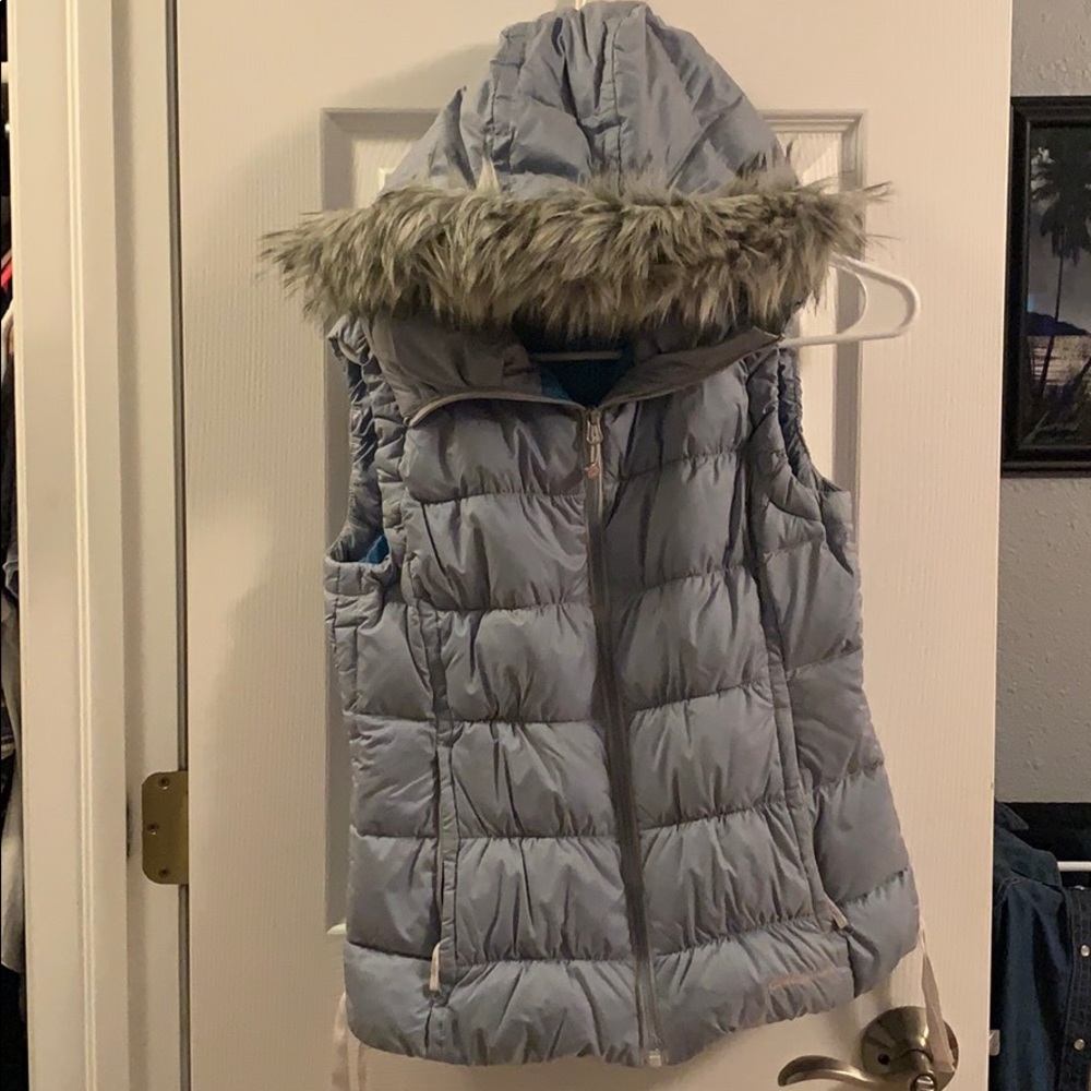Eddie Bauer Down Vest with Hood